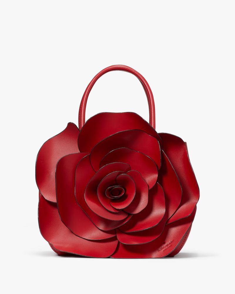 kate spade new york 3d flower round leather crossbody bag