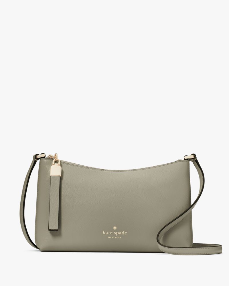 Kate Spade,Sadie Small Crossbody,Lining Leather,Crossbody,Metal,Logo,Word Embellishment,Lined,Casual,