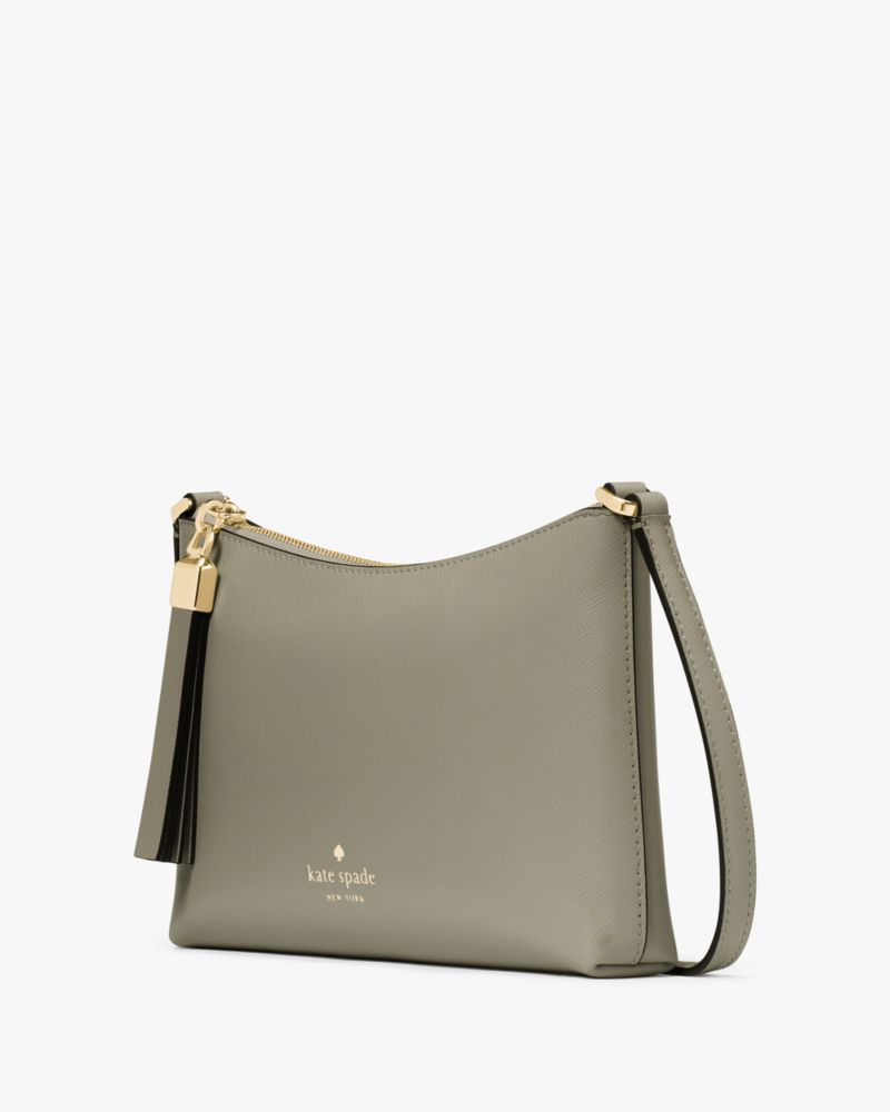 Kate Spade,Sadie Small Crossbody,Lining Leather,Crossbody,Metal,Logo,Word Embellishment,Lined,Casual,