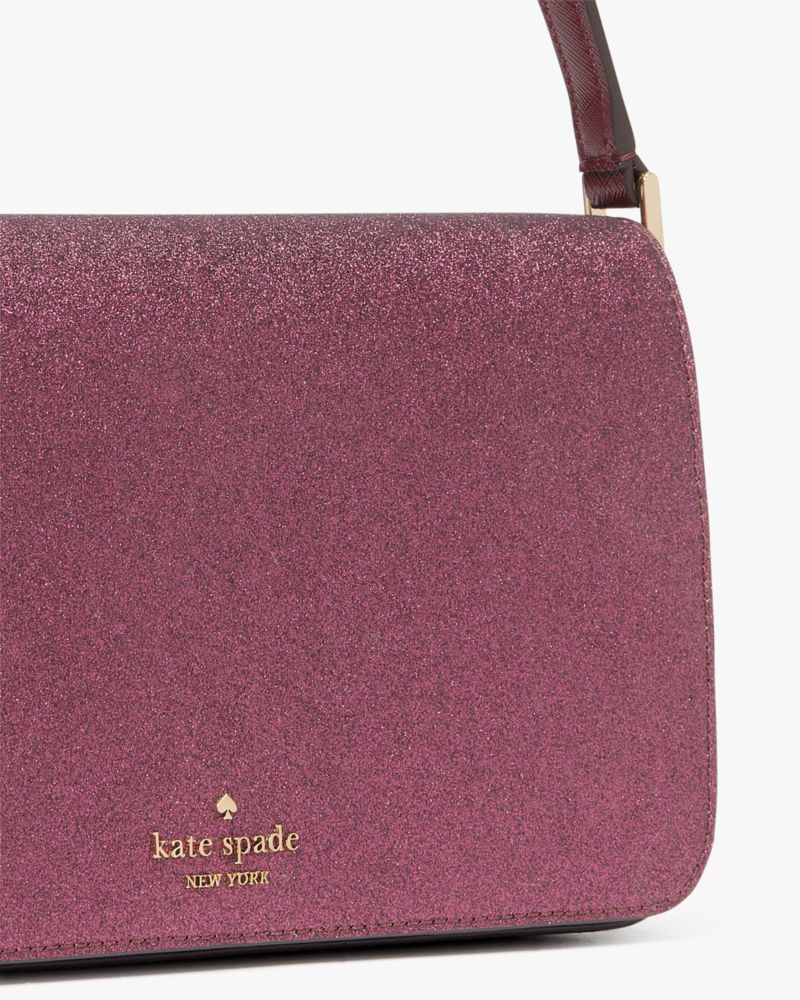 Glitter Tinsel Flap Shoulder Bag Kate Spade Outlet