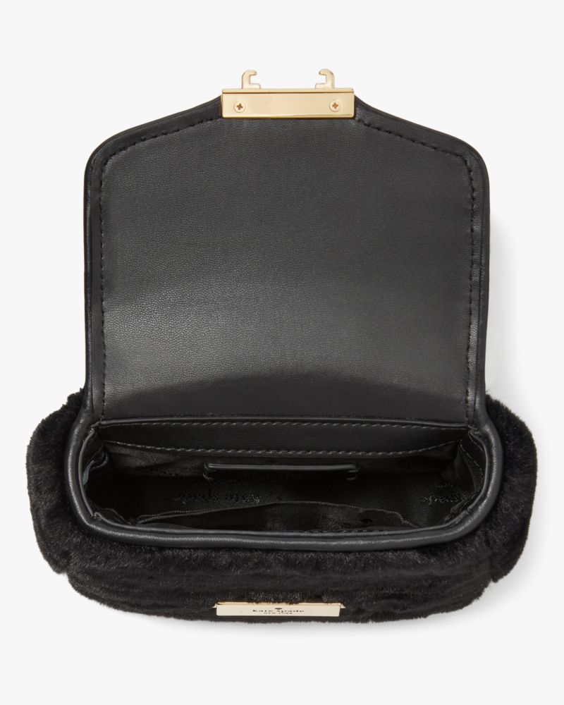Kate Spade,Carey Faux Fur Micro Flap Crossbody,