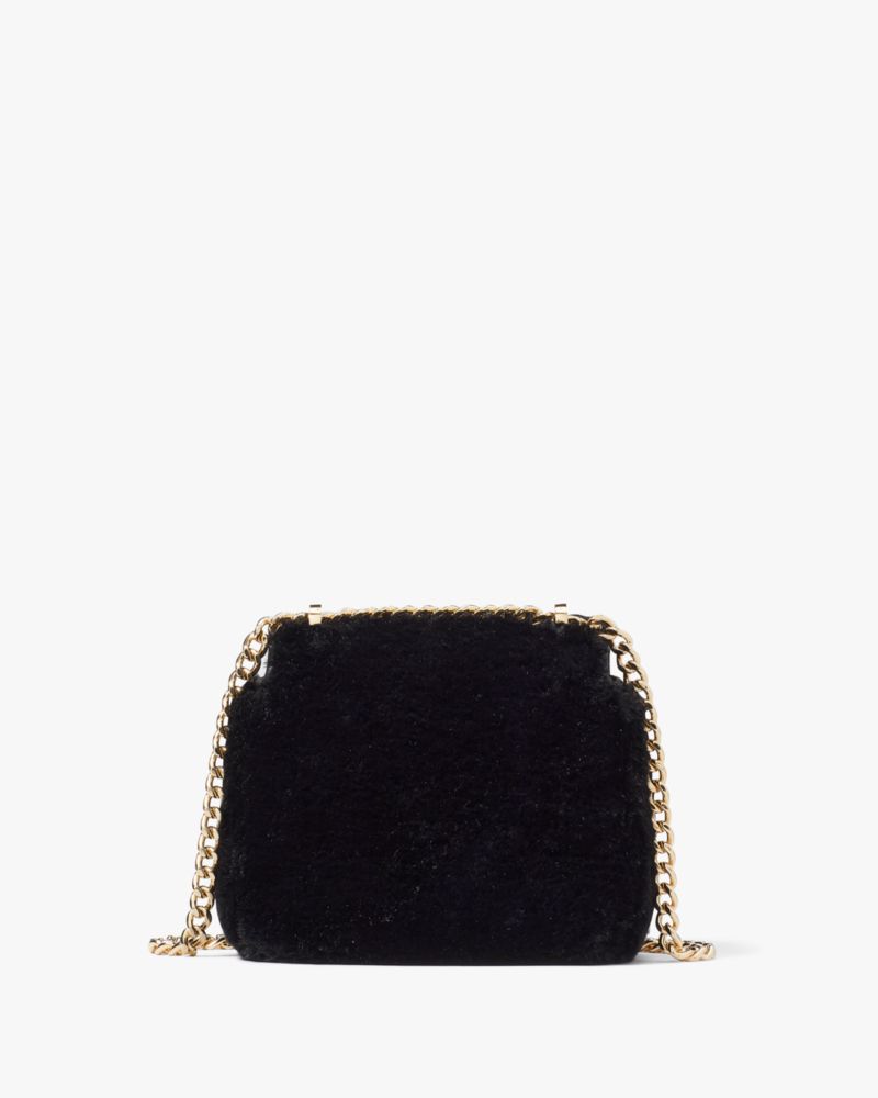 Kate Spade,Carey Faux Fur Micro Flap Crossbody,