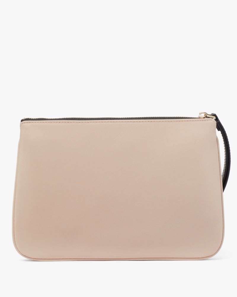 Kate Spade,Chelsea Medium Wristlet Pouch,Beige