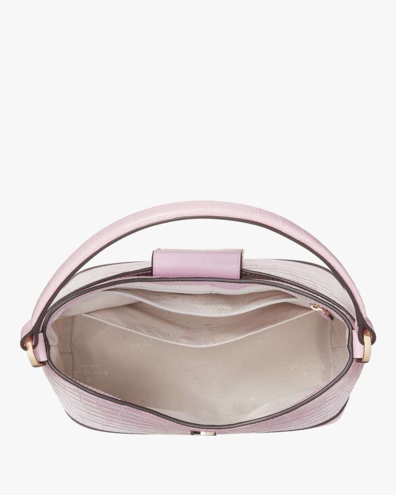 Kate Spade,Reegan Croc Embossed Bucket Bag,