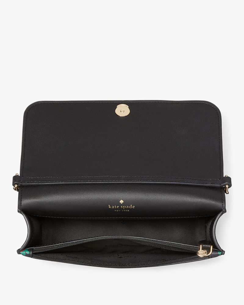 Kate Spade New York Staci Small Flap Crossbody Black