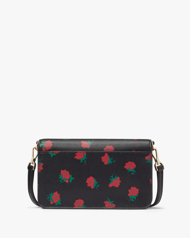 Kate Spade Small Flap Crossbody Black: Handbags