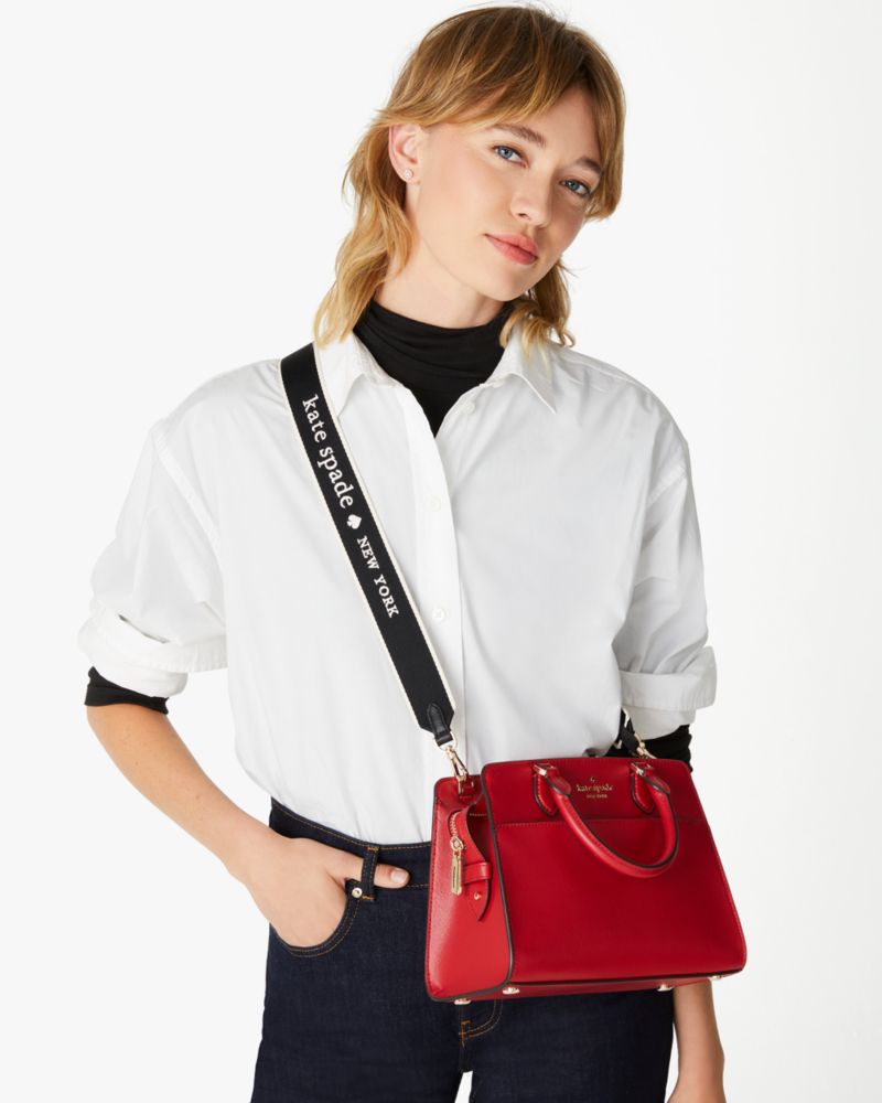 Kate Spade Leather Shoulder Bag/Purse Crossbody Strap- Black