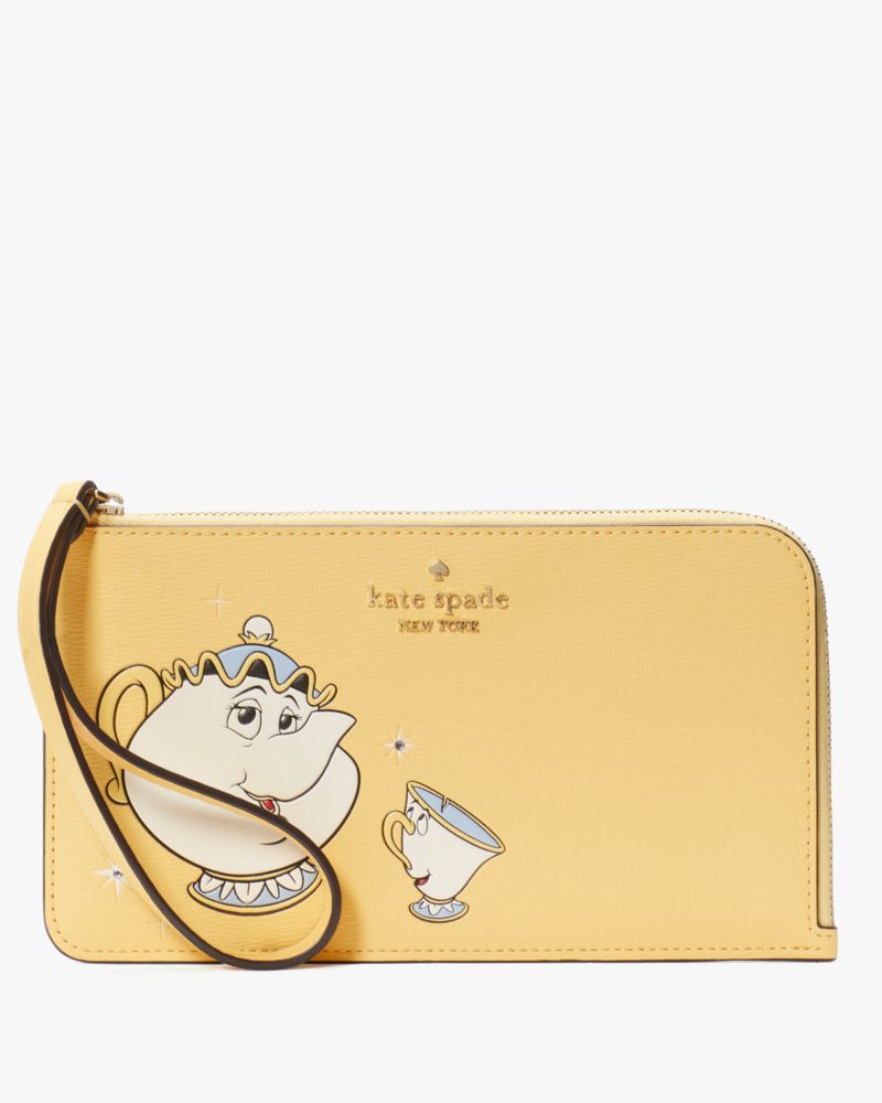 Kate Spade Small Black Pouch - Glitter Bag Luxury Designer Key Wallet