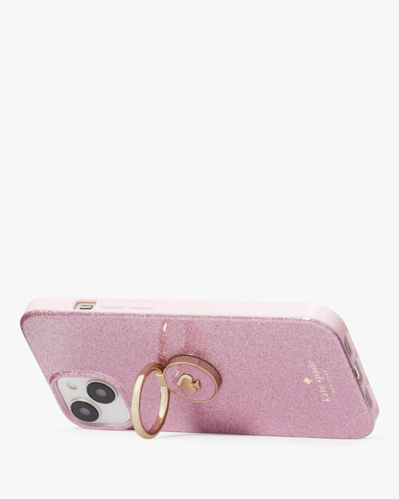 Kate Spade,グリッター バンドル 14 ケース,テック,ミトンピンク