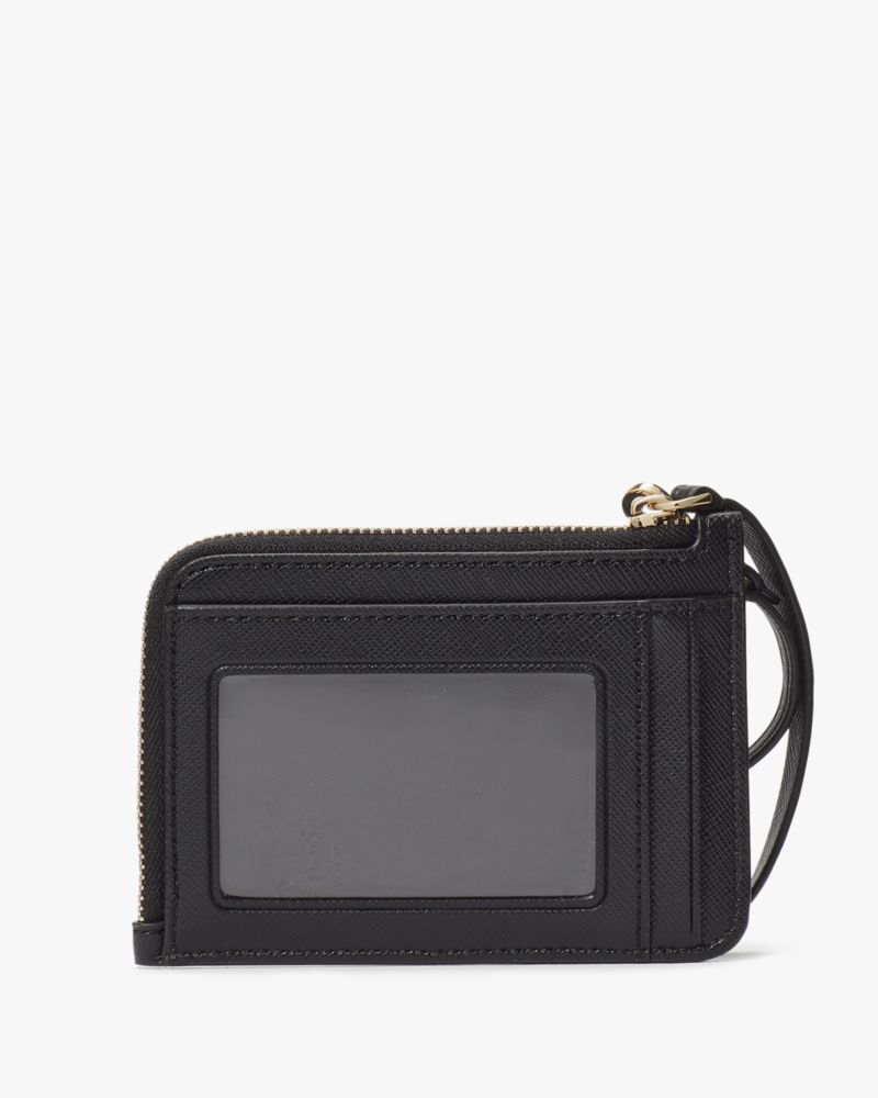 Kate Spade,Schuyler Small Card Holder Wristlet,Black