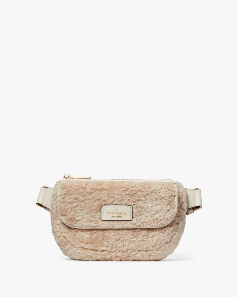 Rosie Faux Shearling Belt Bag Kate Spade Outlet