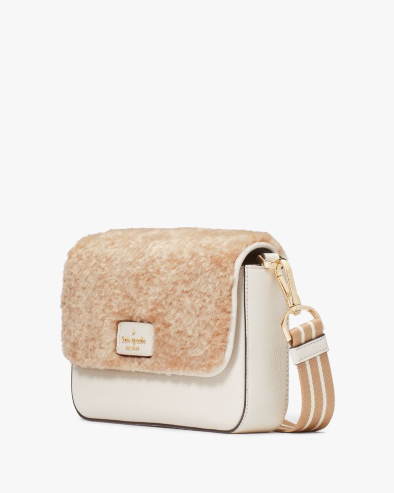 Kate Spade,Rosie Faux Shearling Flap Crossbody,