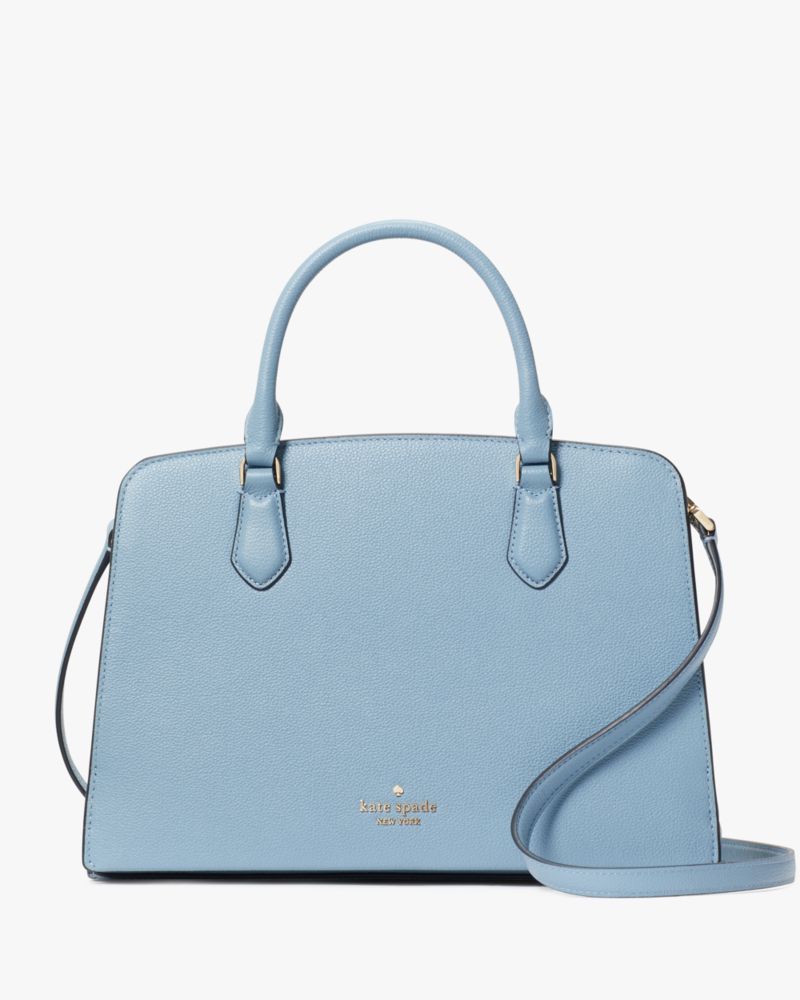 Kate Spade,Addie Satchel,Polished Blue