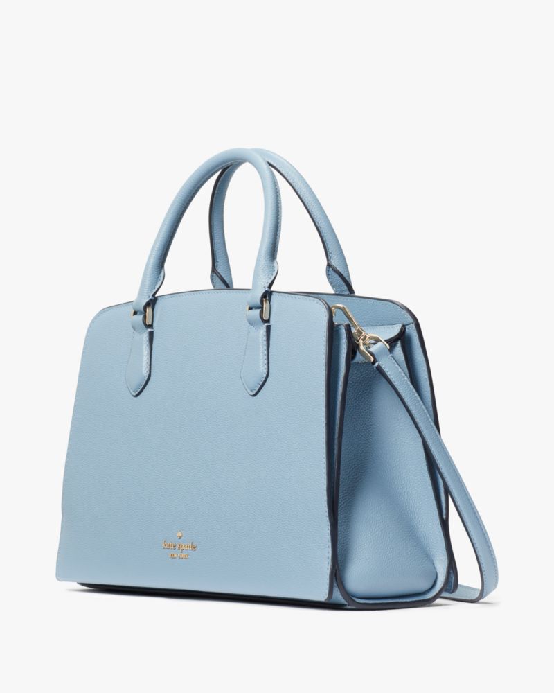 Kate Spade,Addie Satchel,Lining Leather,Satchel,Metal,Logo,Lined,Work,