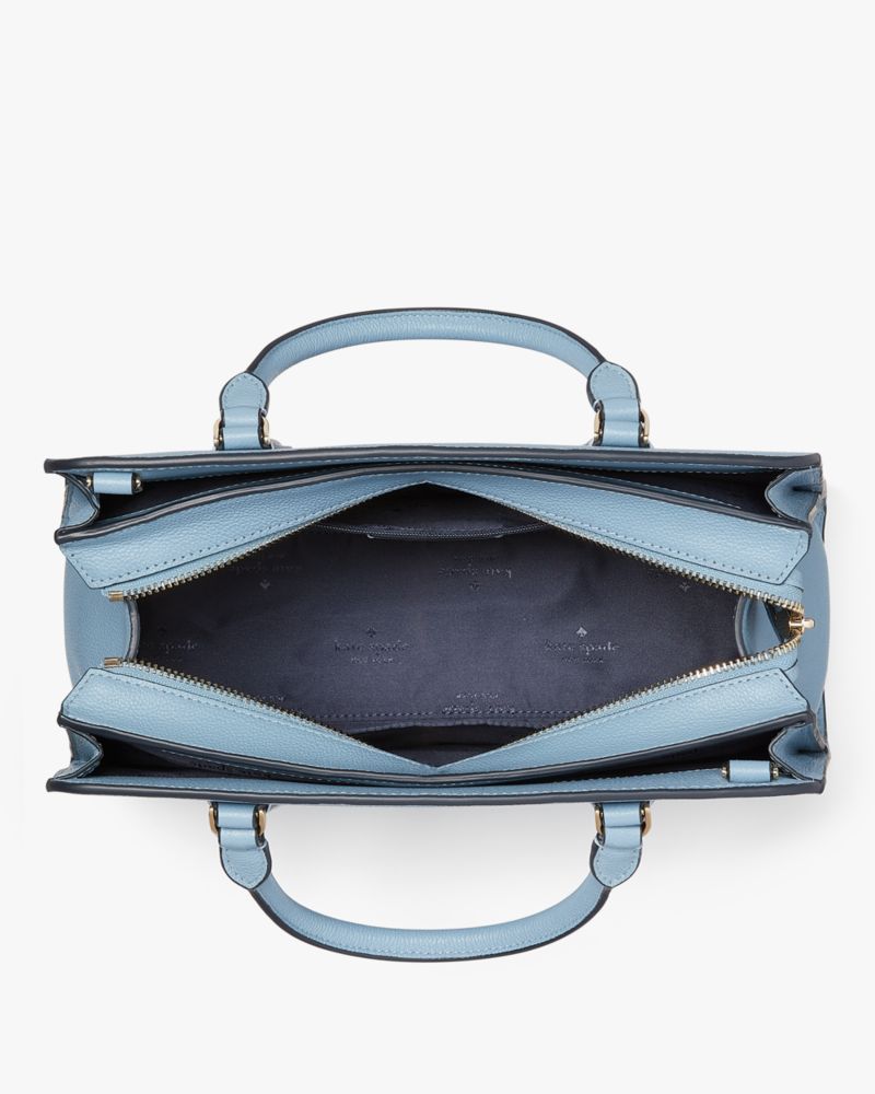 Kate Spade,Addie Satchel,Lining Leather,Satchel,Metal,Logo,Lined,Work,