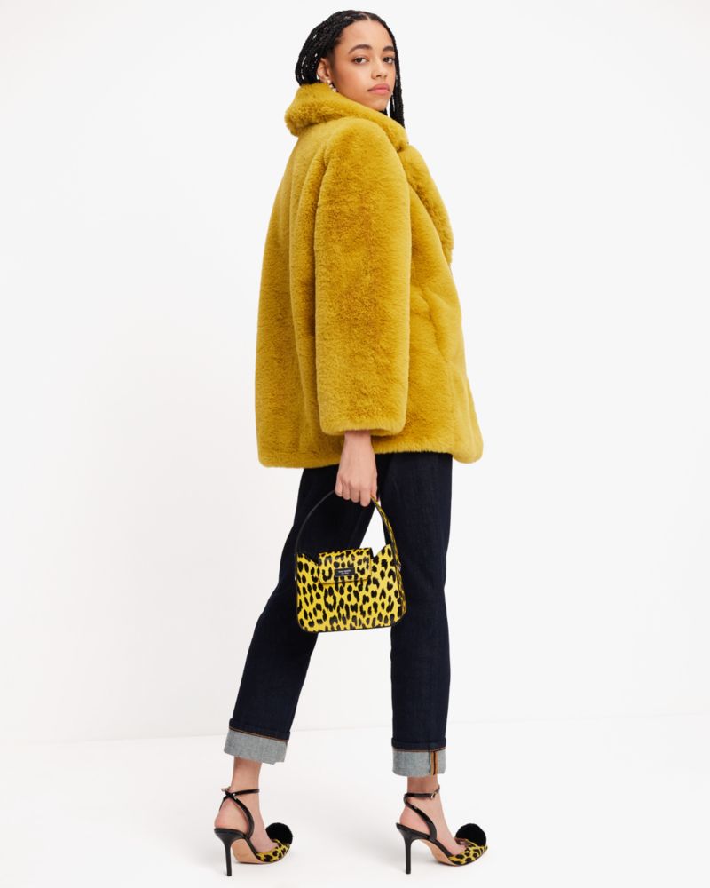 Plush Faux Fur Jacket | Kate Spade New York