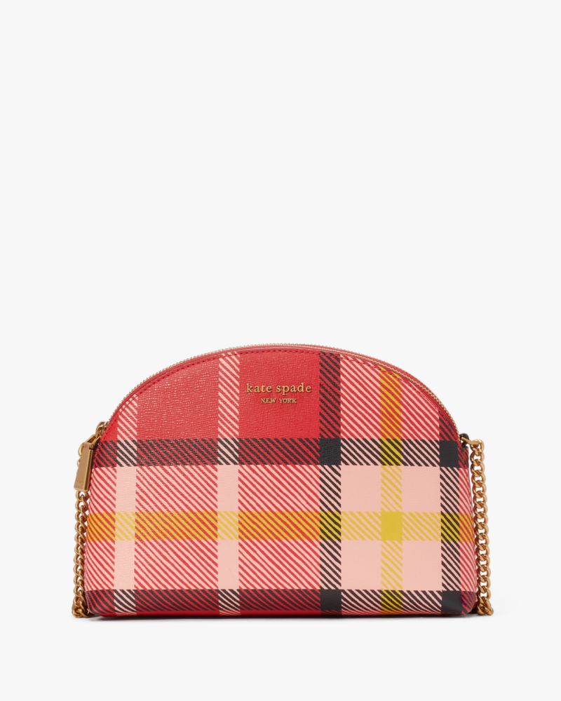 Kate Spade Morgan Saffiano Leather Dome Crossbody in Red