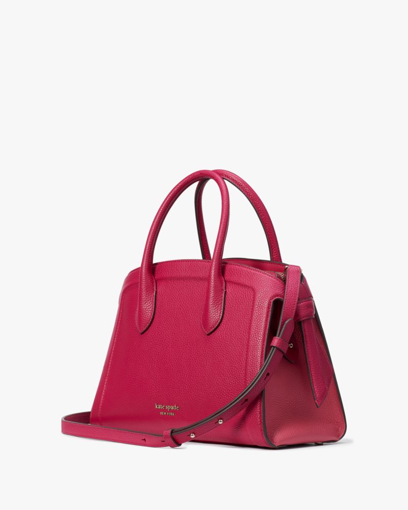  Kate Spade New York Knott Medium Satchel Autumnal Red One Size  : Clothing, Shoes & Jewelry