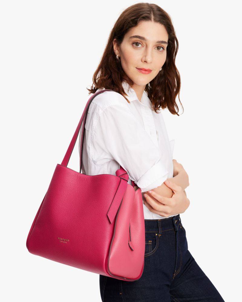 Kate spade clearance red leather tote