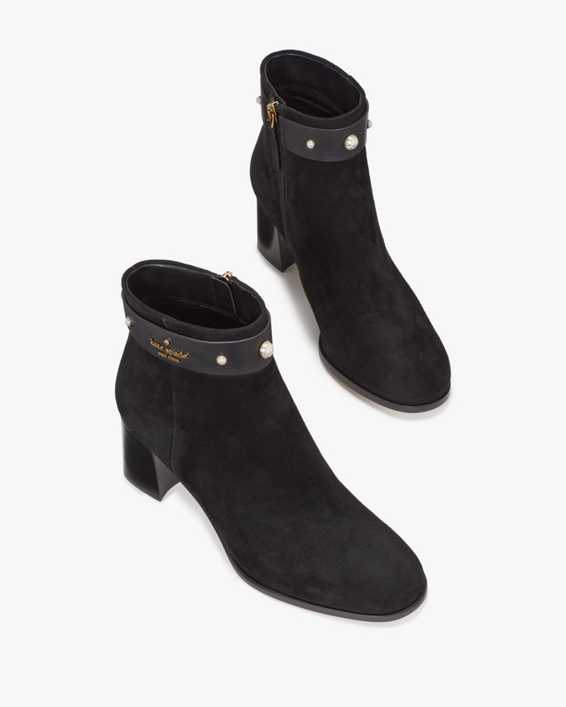 Kate Spade,Morgan Pearl Booties,Black