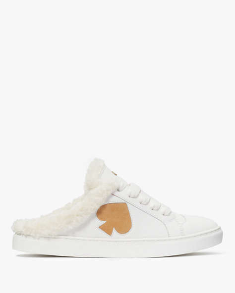 Kate Spade,Fez Mule Winter Sneakers,Light Fawn/ Natural