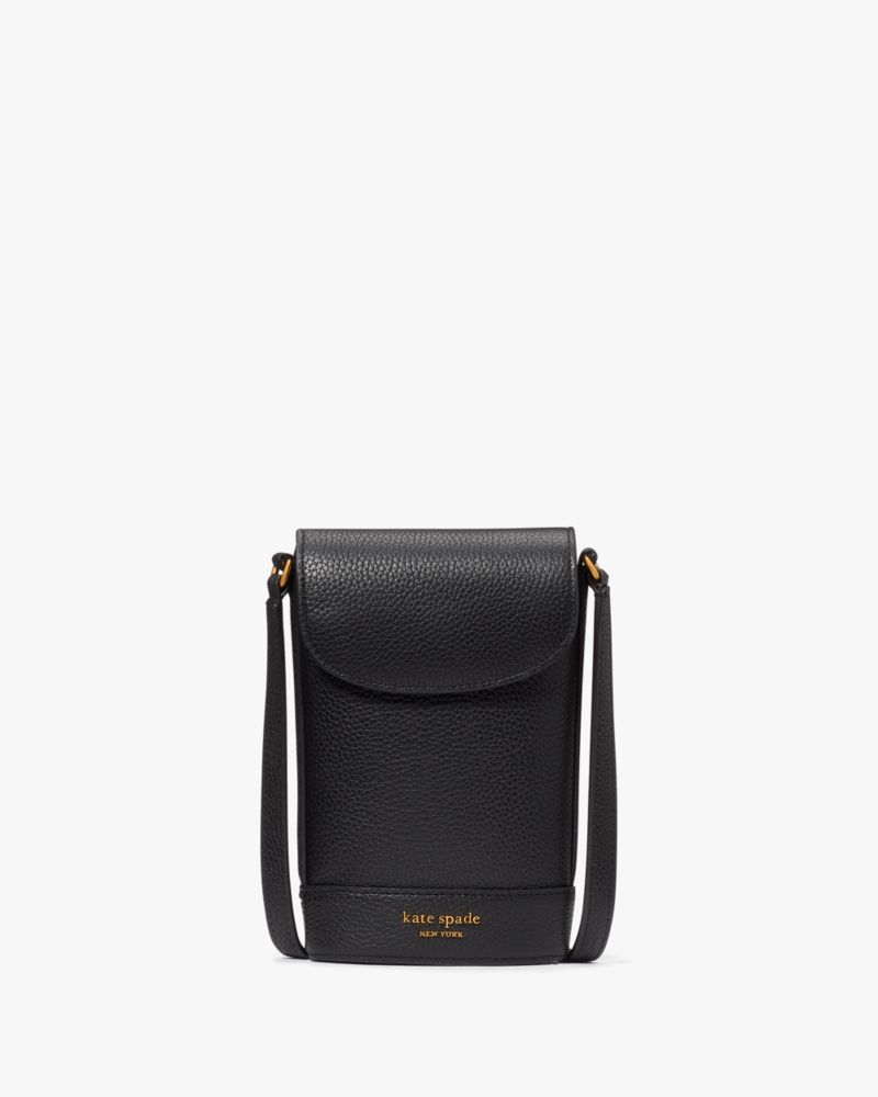 Kate Spade New York Knott Pebbled Leather North South Phone Crossbody, Crossbody Bags, Clothing & Accessories