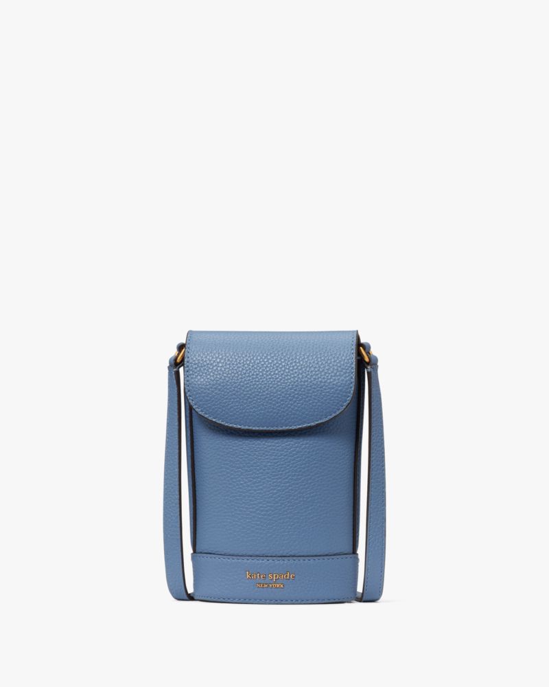 Kate Spade New York Leather Crossbody Bag - Blue Crossbody Bags, Handbags -  WKA349708