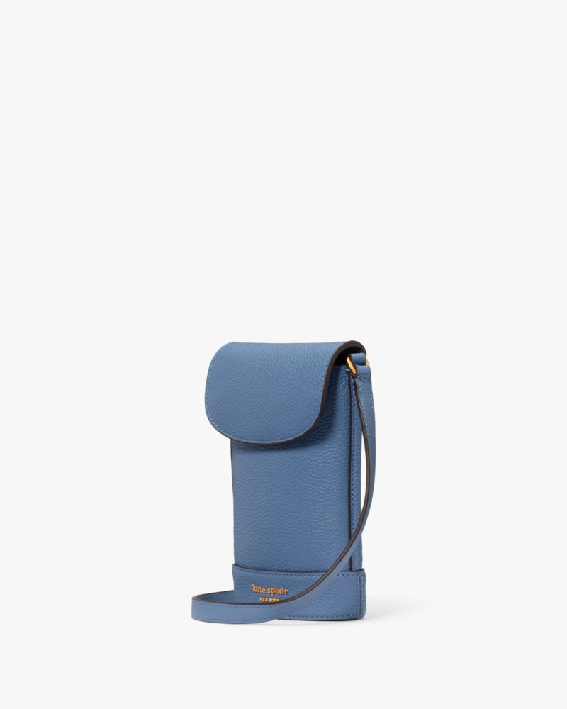 Kate Spade,Veronica North South Phone Crossbody,Small,Manta Blue