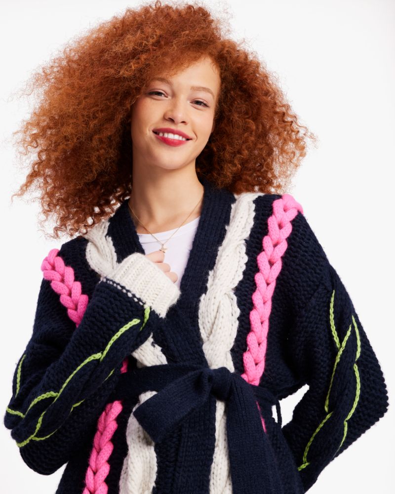 Cable Knit Cardigan | Kate Spade New York