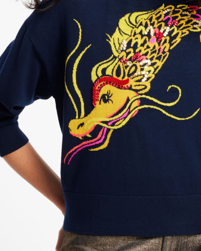 Lunar New Year Dragon Sweater | Kate Spade New York