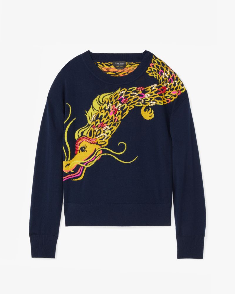 Lunar New Year Dragon Sweater Kate Spade New York