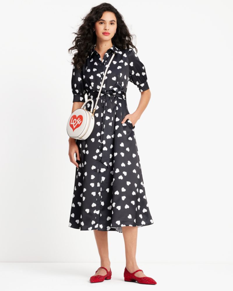 Kate Spade Scattered Hearts Shirtdress. 4