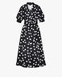 Kate Spade,Scattered Hearts Shirtdress,Day,Black/French Cream