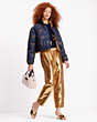 Kate Spade,Sequin Jogger Pants,New Gold Luxor