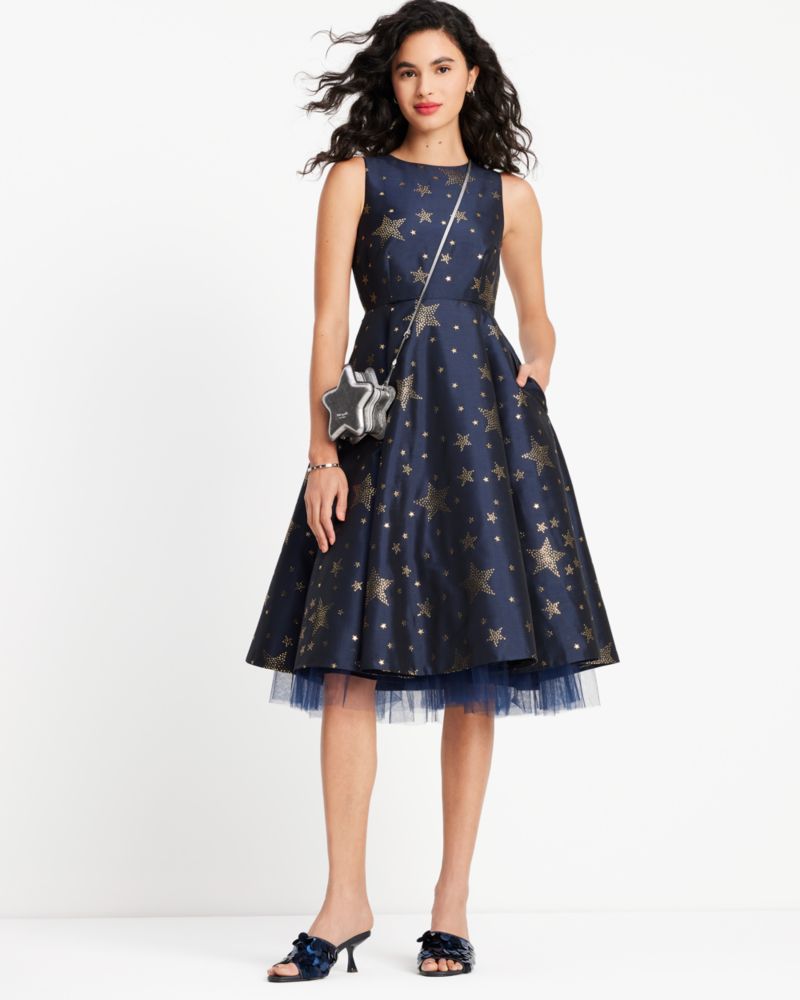 Kate Spade Starlight Brocade Dress. 4