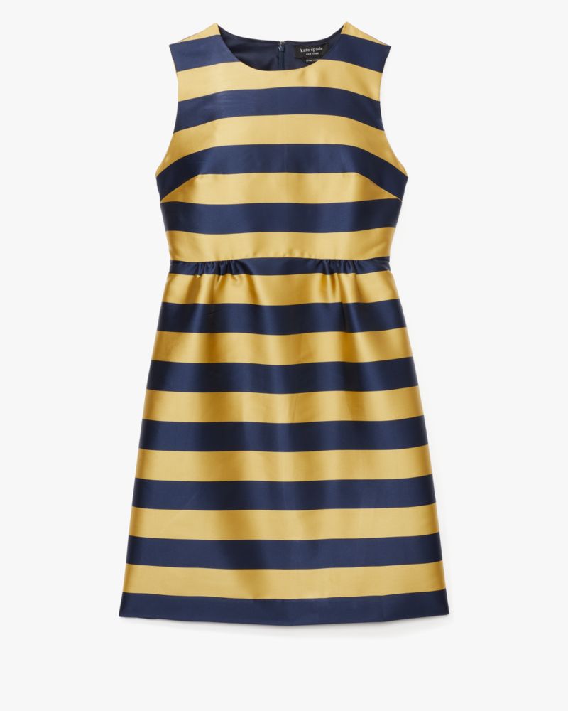 Kate spade blue outlet and white striped dress