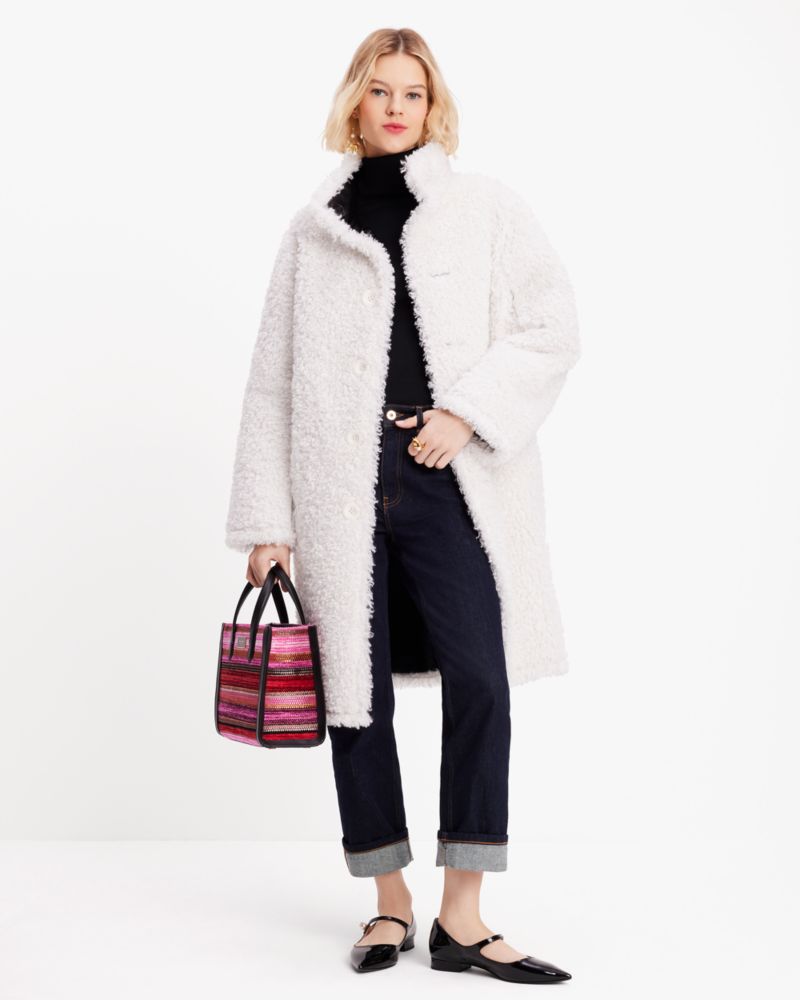 Kate spade shearling on sale jacket