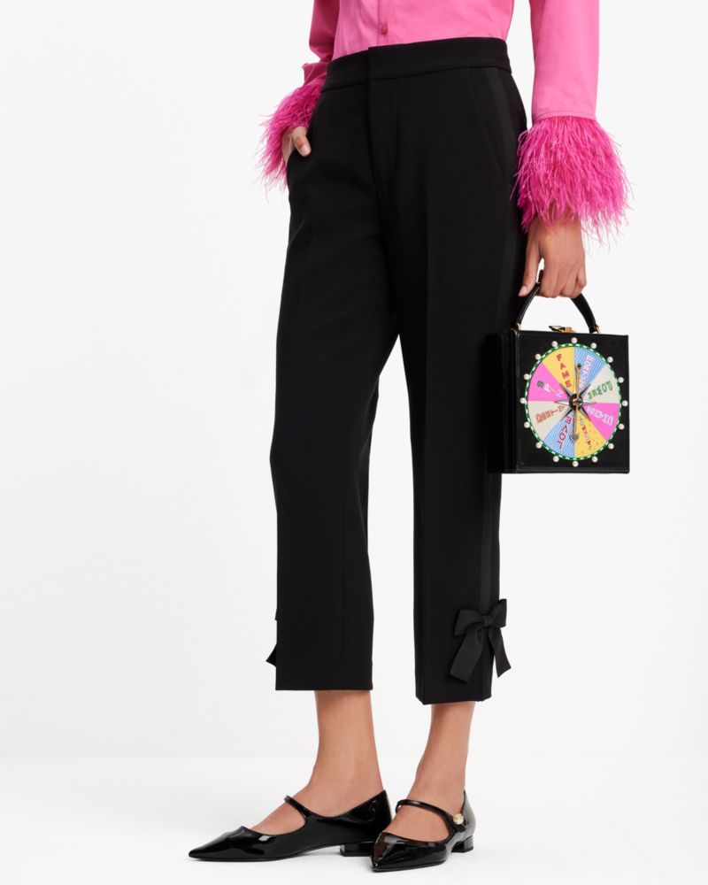 Tech Twill Bow Pant | Kate Spade New York