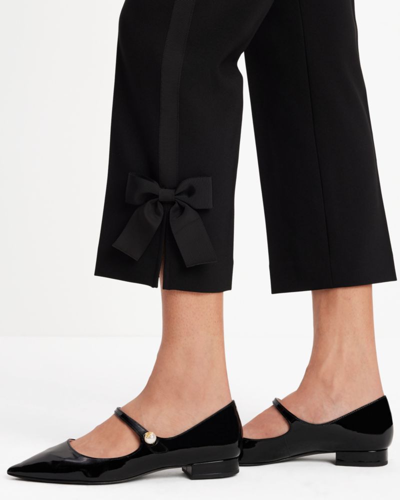 Kate Spade Tech Twill Bow Pant. 4