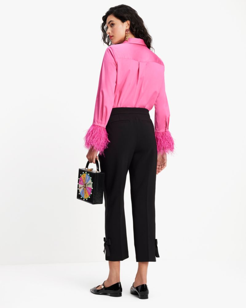 Kate Spade Tech Twill Bow Pant. 5