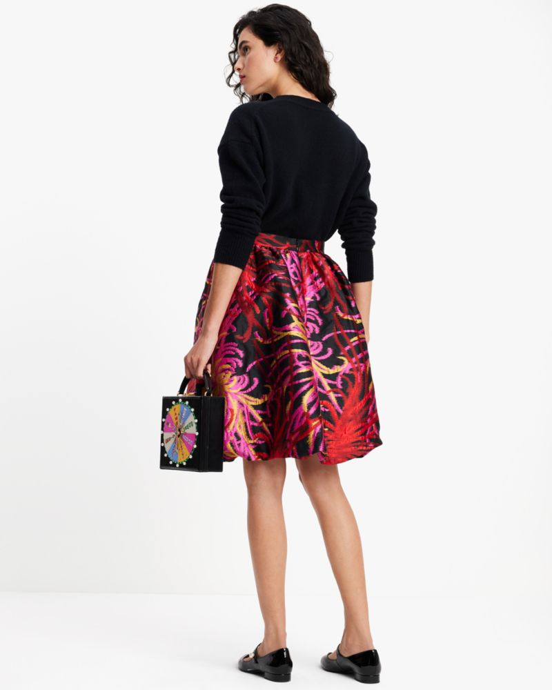 Kate Spade Winter Chrysanthemum Bubble Skirt. 4