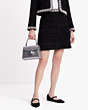 Kate Spade,Embellished Tweed Skirt,Black