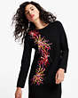 Kate Spade,Embellished Sweater Dress,Black