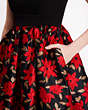Kate Spade,Winter Blooms Brocade Dress,Black