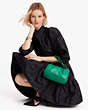 Kate Spade,Flourish Swirl Taffeta Dress,Black Tonal