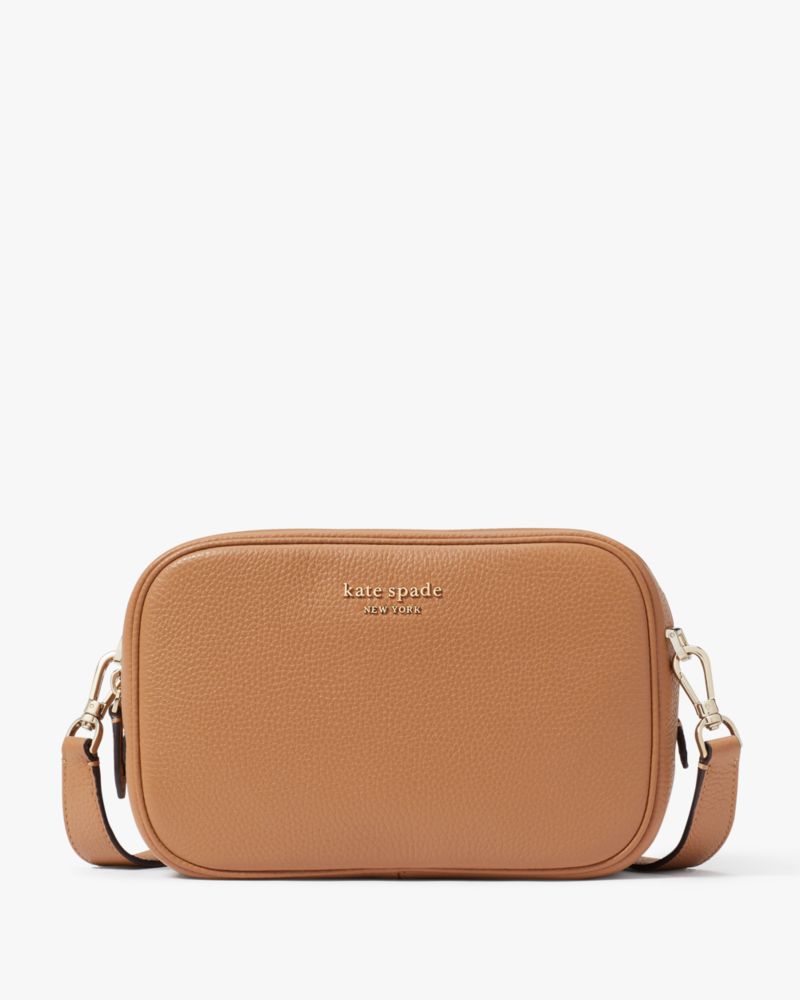 Kate Spade,Roulette Medium Messenger Bag,Bungalow Brown