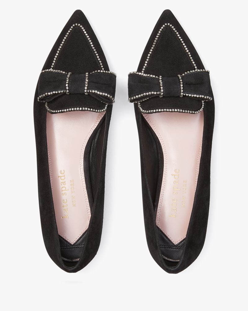 Kate Spade,Be Dazzled Flats,Black