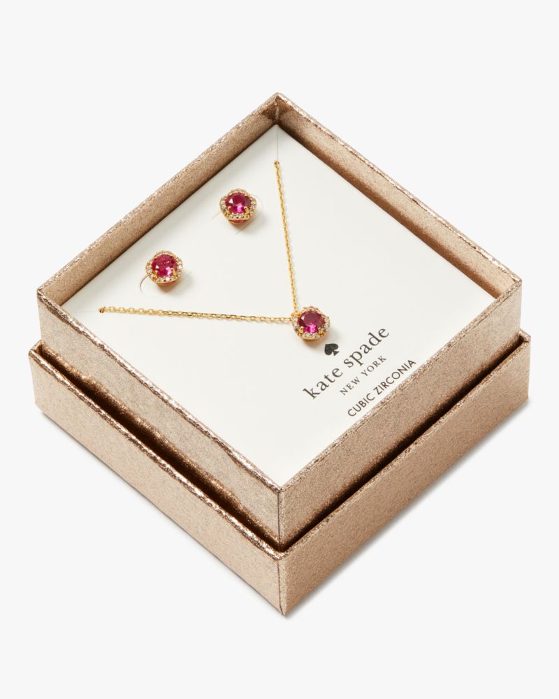 Kate Spade,That Sparkle Pendant And Studs Set - Boxed,