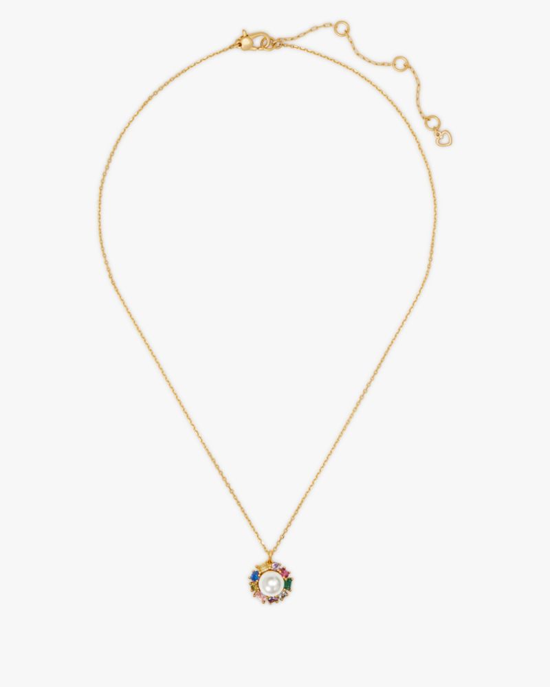 Kate Spade,Candy Shop Pearl Halo Pendant,