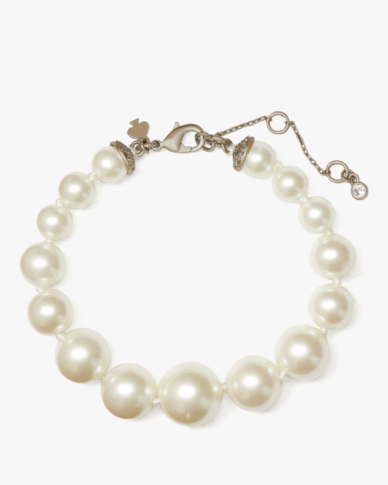 Kate Spade,Pearls, Please Pearl Bracelet,